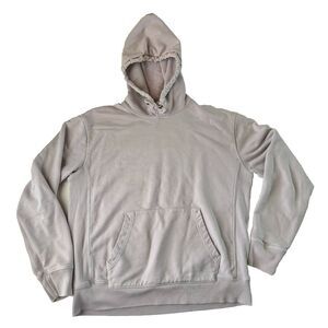 J. Crew Men's Vintage Fleece Hoodie Size M Sweatshirt Pullover Heavy